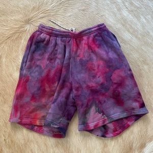 Free People Tie Dye Sweat Shorts